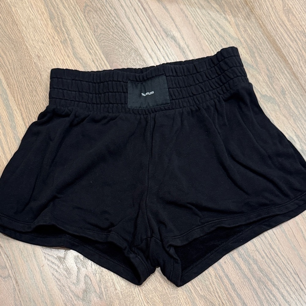 TALENTLESS Black Athletic Shorts